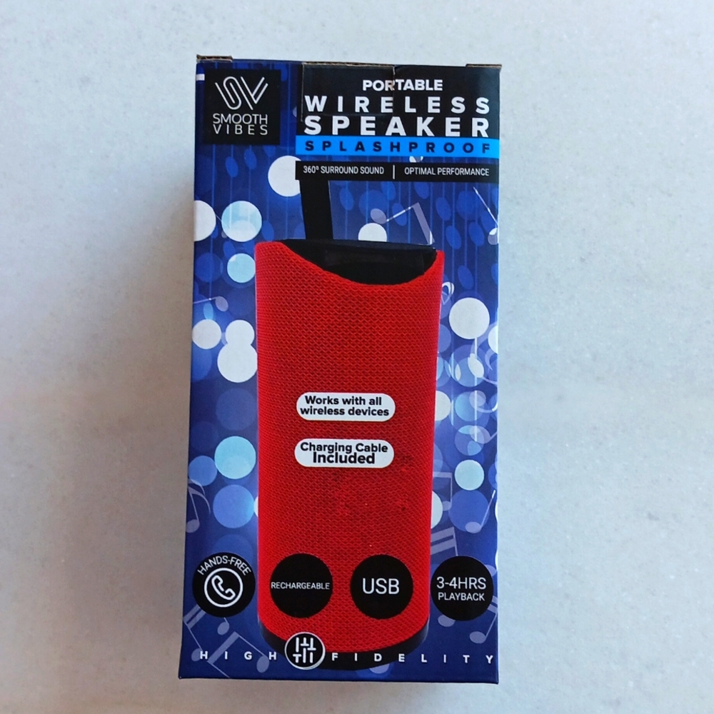 Smooth vibe Portable wireless speaker